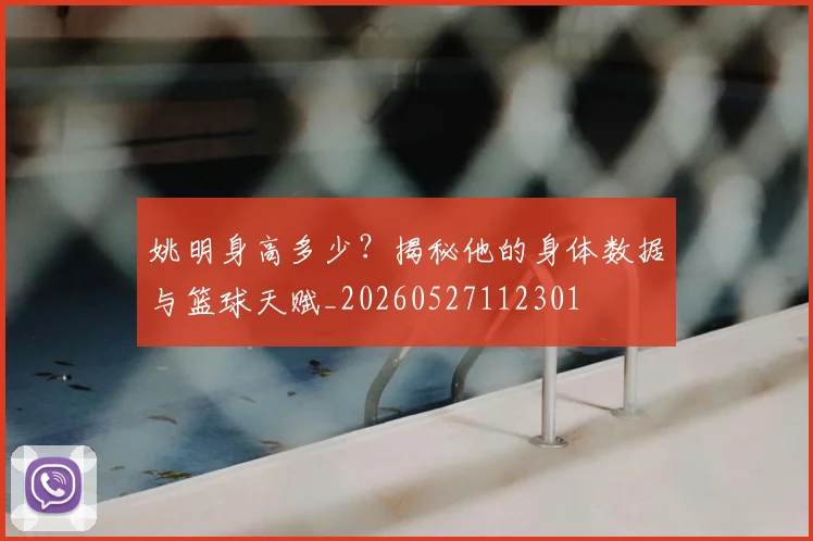 姚明身高多少?揭秘他的身体数据与篮球天赋_20260527112301